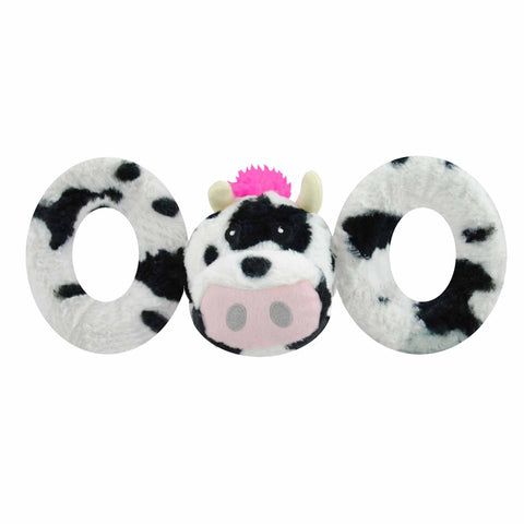 JOLLY PETS TUG-A-MALS. COW. MEDIUM Only.