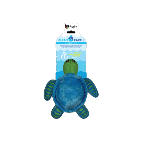 SPUNKY PUP-CLEAN EARTH PLUSH TURTLE. Large