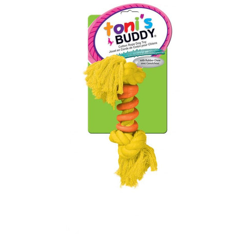 TB Flossy Bone w/ Rubber Chew 10.5 in